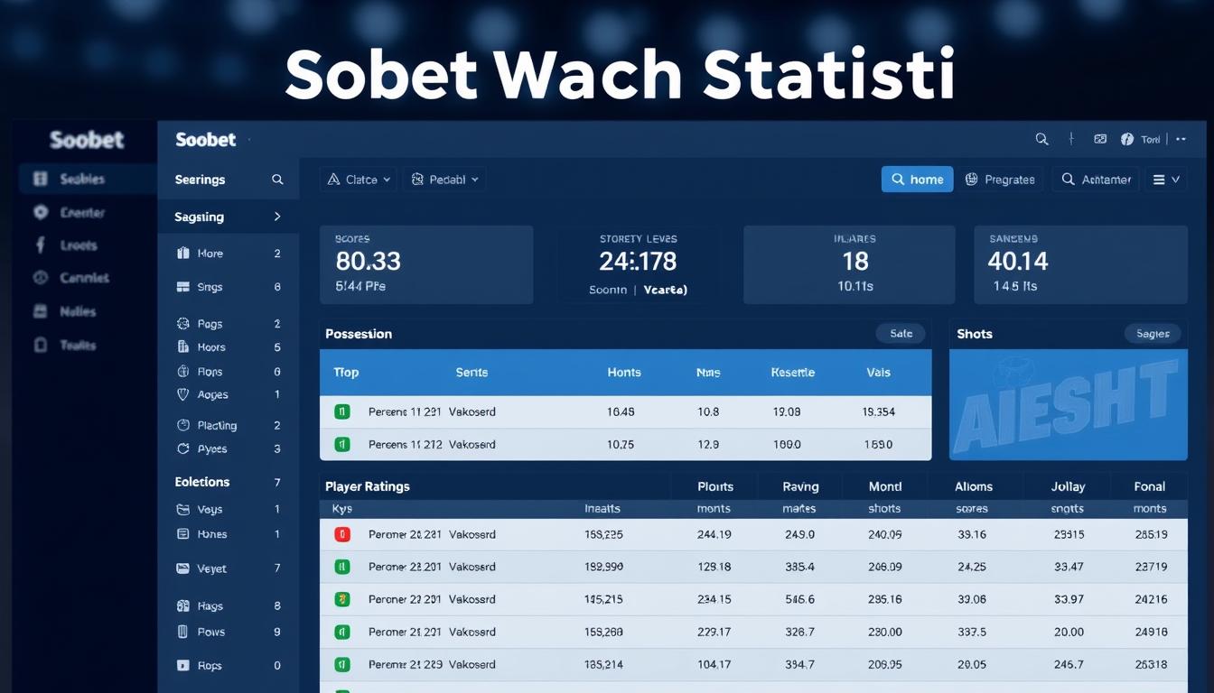statistik pertandingan sbobet terbaru